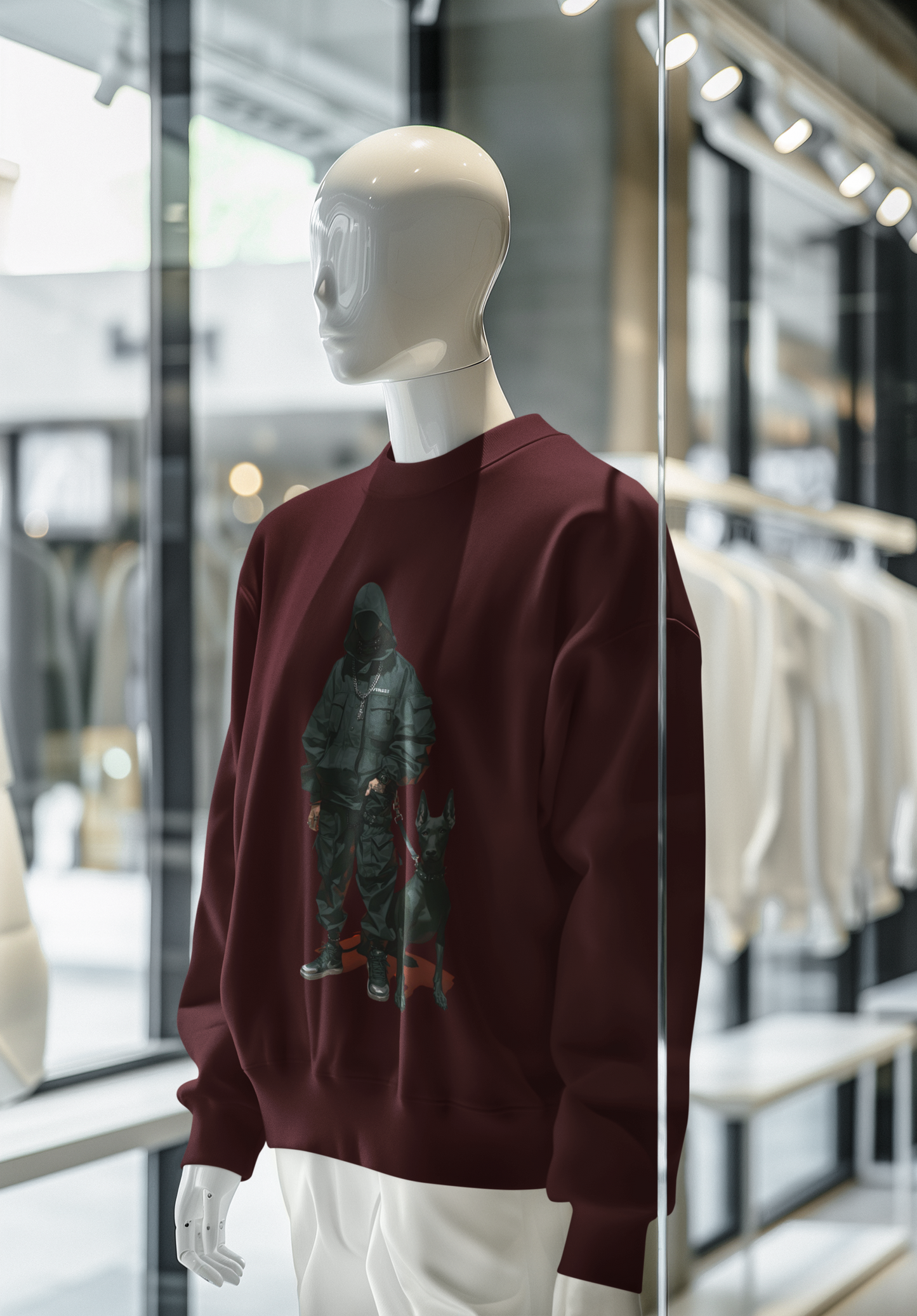GANGMEN Sweatshirt Maroon