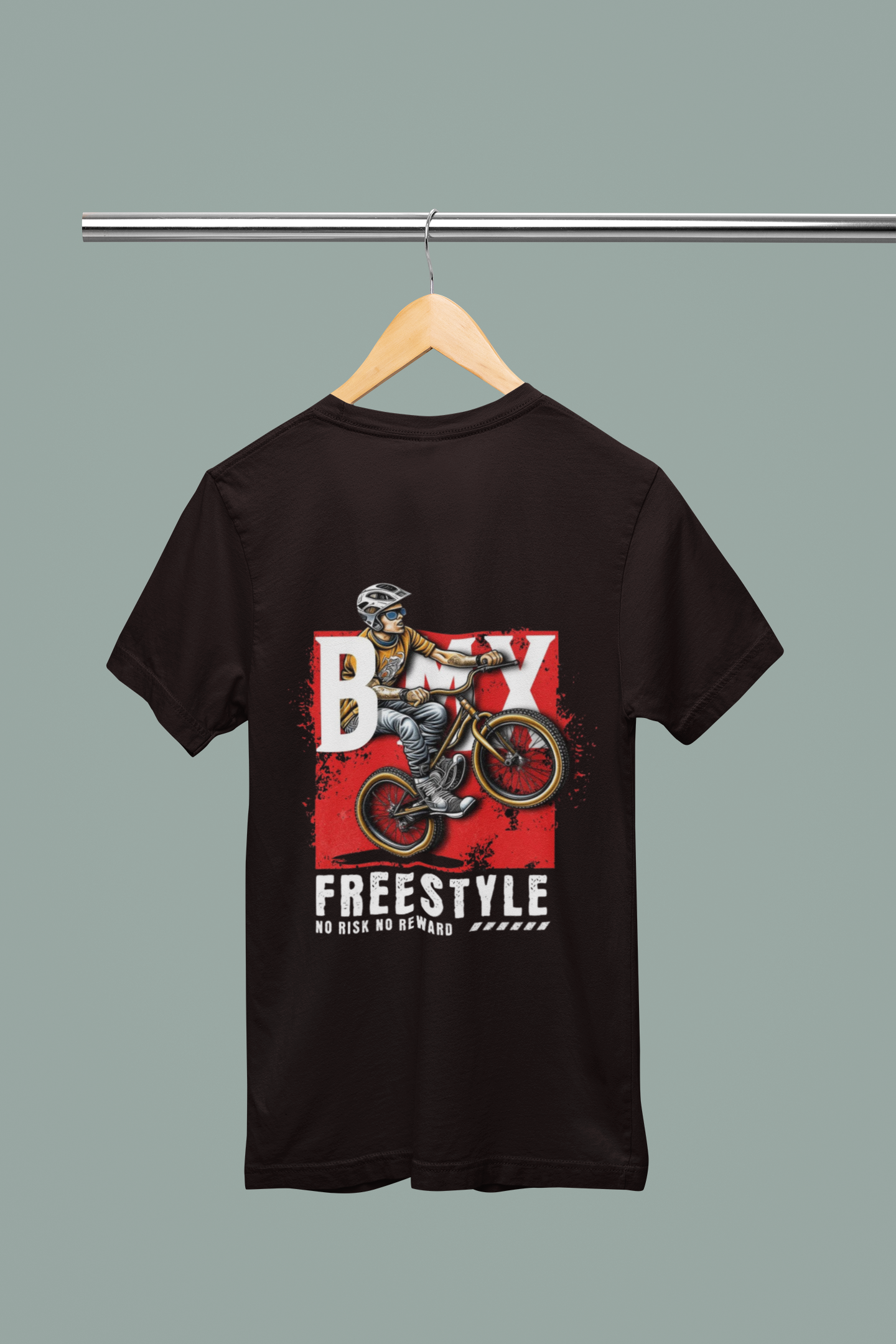 Free Style Classic Crew T-Shirt Coffee Brown
