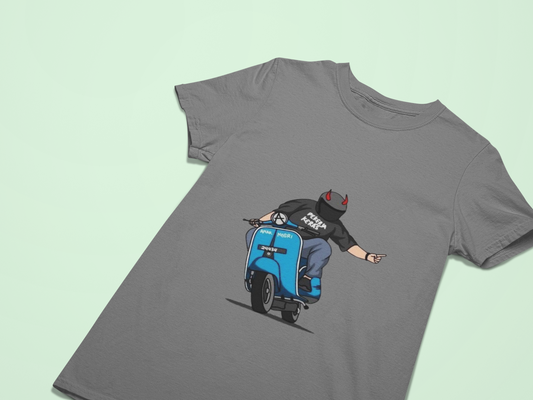 Scooter Classic Crew T-Shirt Charcoal Melange