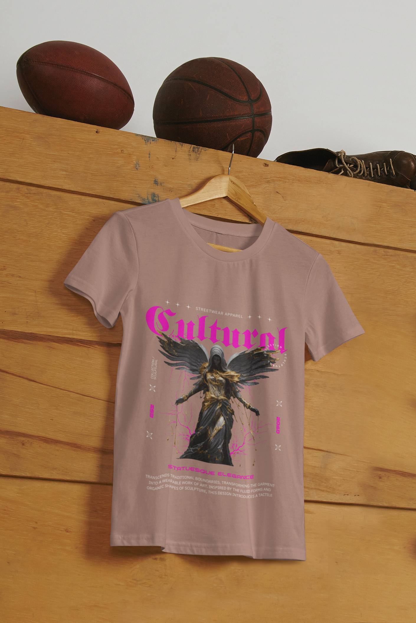 Cultural Classic Crew T-Shirt Mushroom