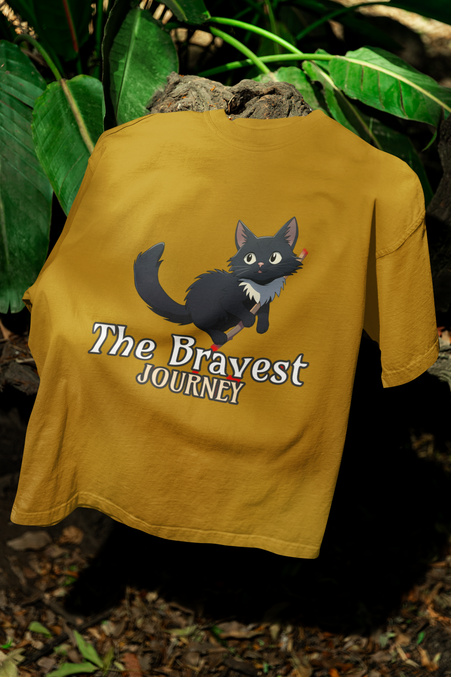 Bravest Oversized Classic T-Shirt Mustard Yellow