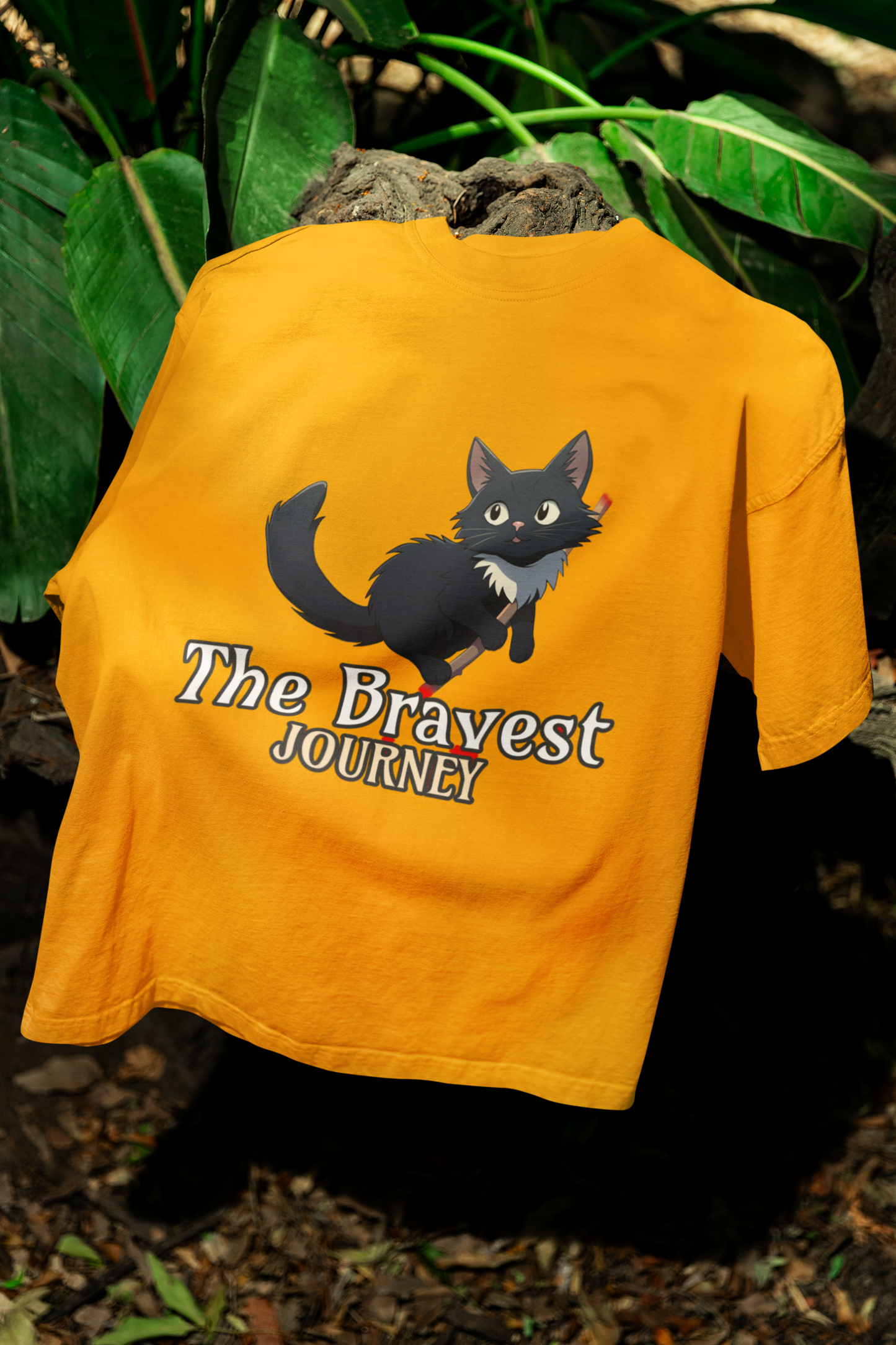 Bravest Oversized Classic T-Shirt Golden Yellow