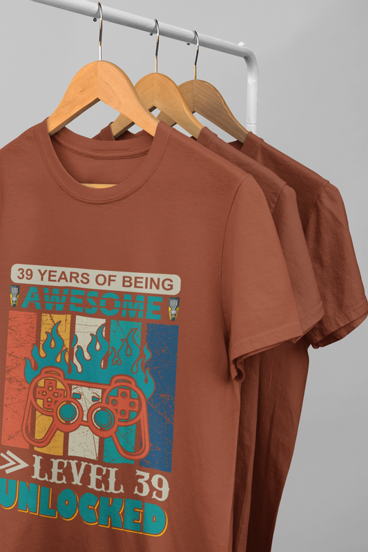 Level 39 Classic Crew T-Shirt Copper