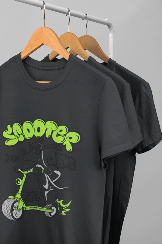 Scooter Classic Crew T-Shirt Charcoal Melange