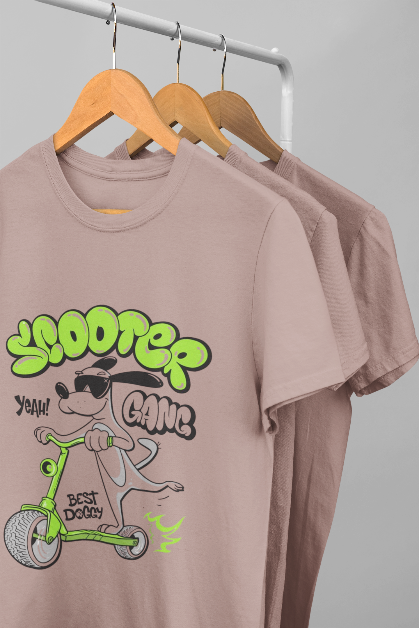 Scooter Classic Crew T-Shirt Mushroom