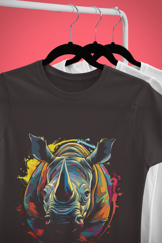 Rhino Classic Crew T-Shirt Coffee Brown