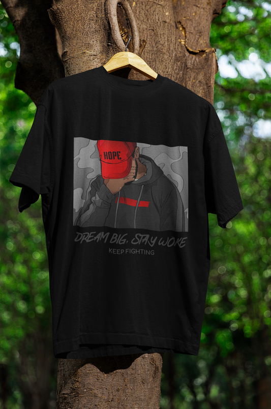 DREAM BIG Oversized Classic T-Shirt Black