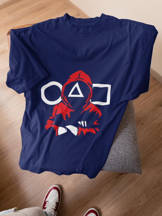 Squid Game Oversized Classic T-Shirt Royal Blue