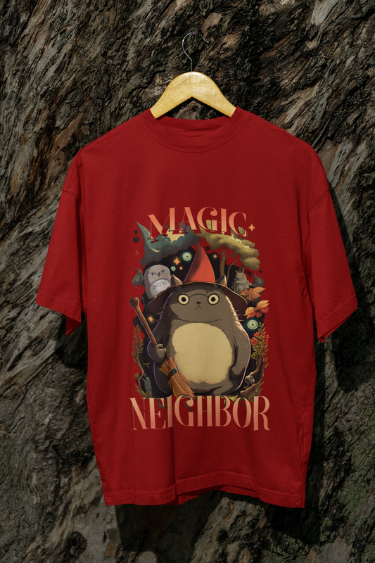 Magic Oversized Classic T-Shirt Red