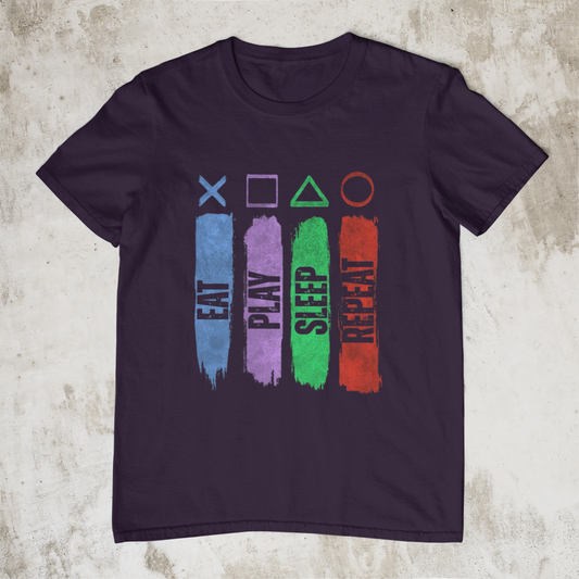 E P S R Classic Crew T-Shirt Purple