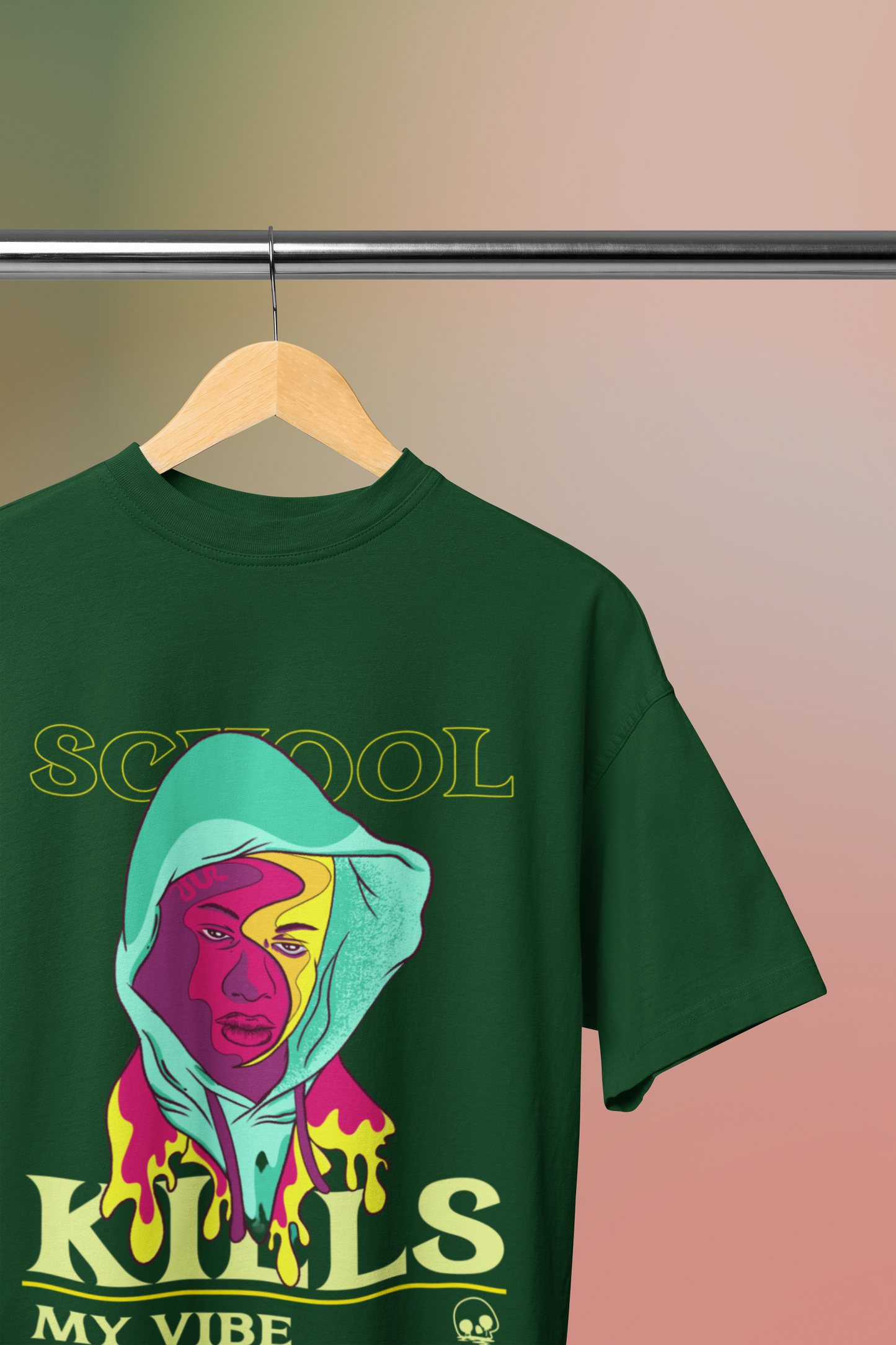 KILLS Oversized Classic T-Shirt Bottle Green