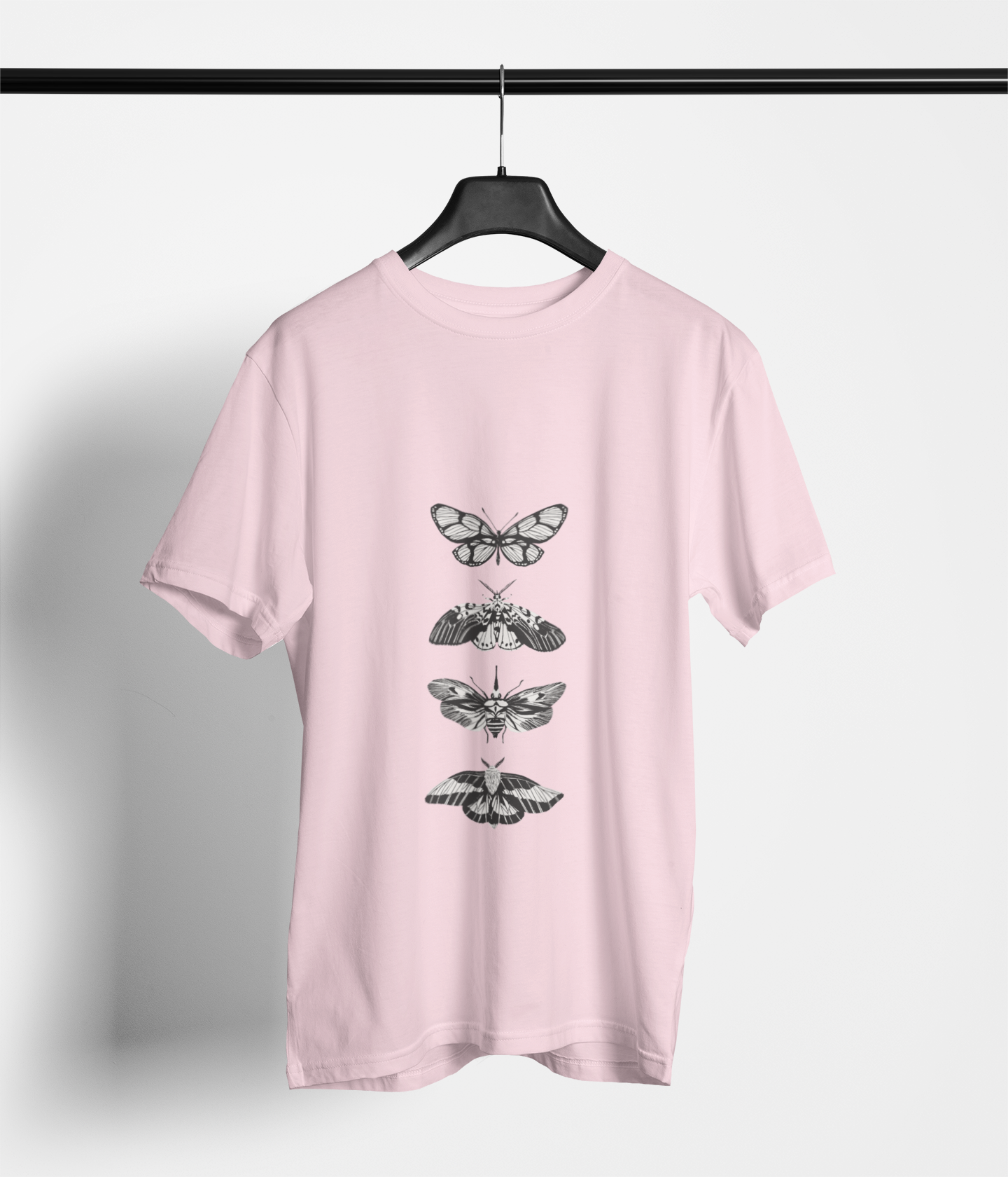 FLY Stretch T-shirt Light Baby Pink