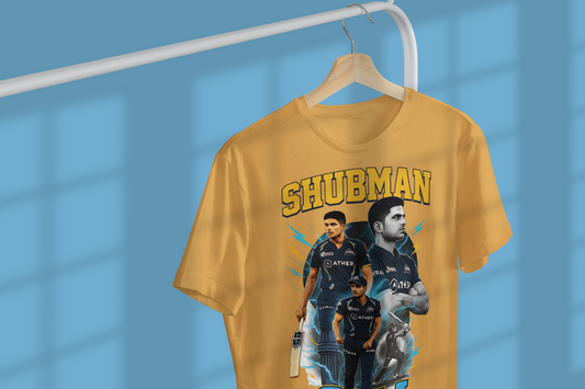 Shubman Classic Crew T-Shirt Golden Yellow