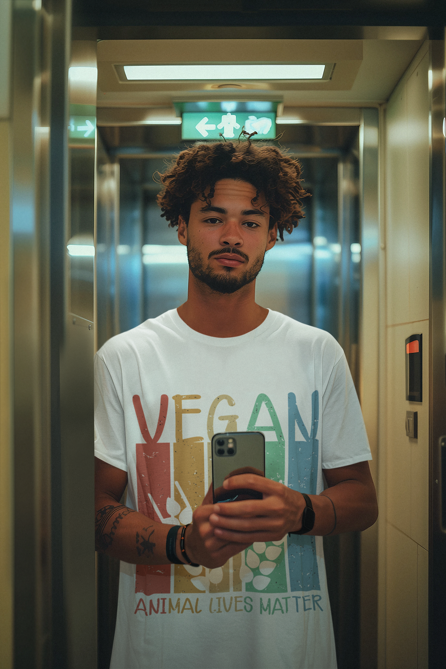 Vegan Stretch T-shirt White