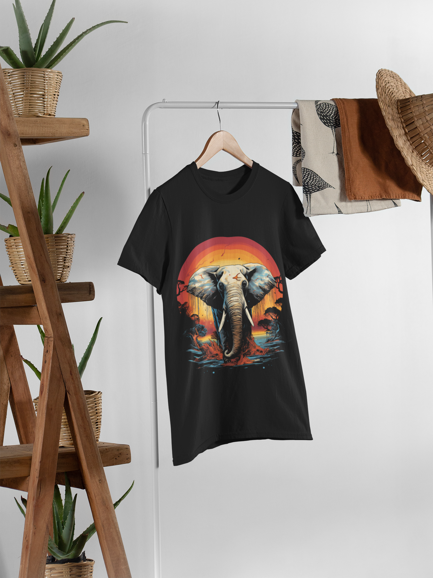 Elephant Classic Crew T-Shirt Black