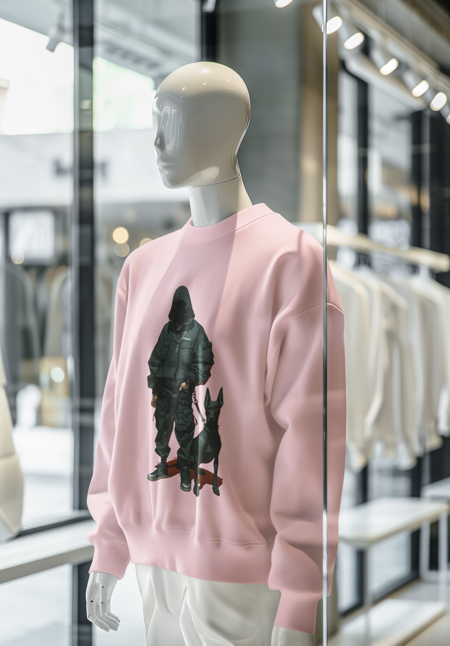 GANGMEN Sweatshirt Light Baby Pink