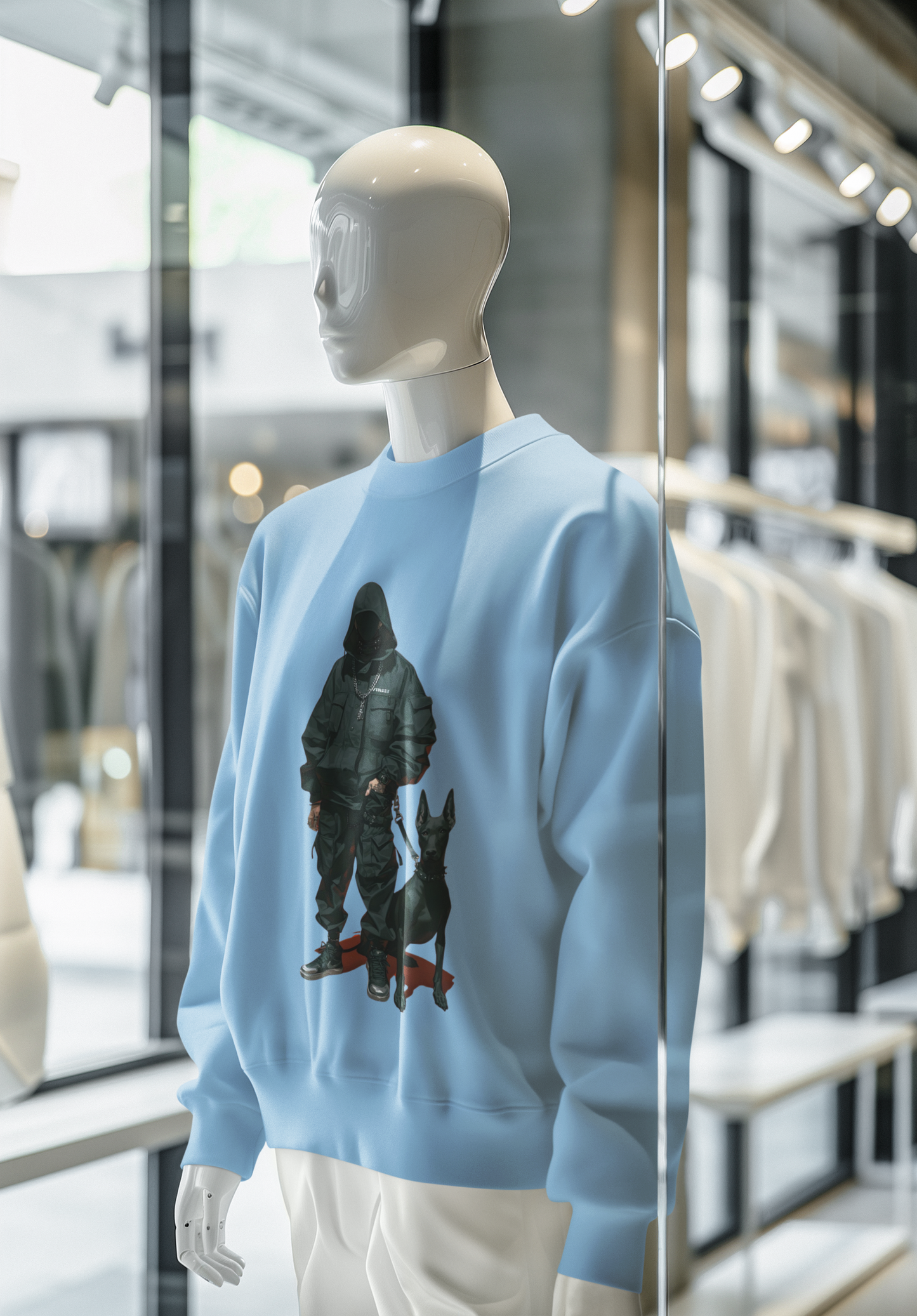 GANGMEN Sweatshirt Baby Blue