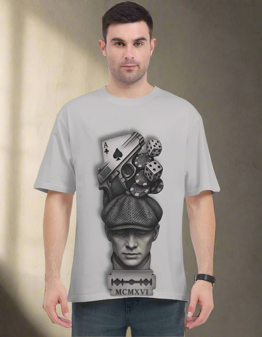 Peaky Blinders Oversized Tee White