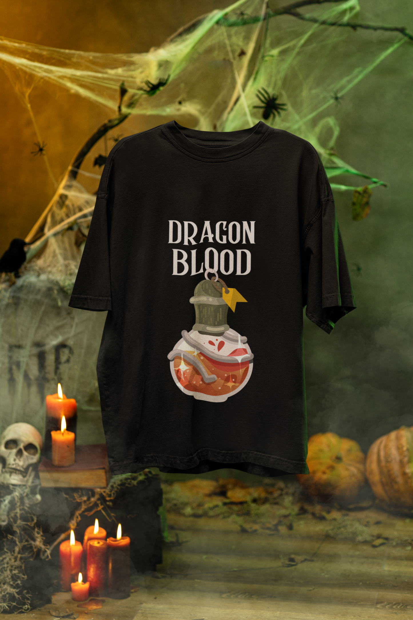 Dragon Blood Oversized Classic T-Shirt Black