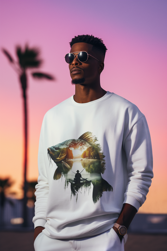 FISHING Sweatshirt White