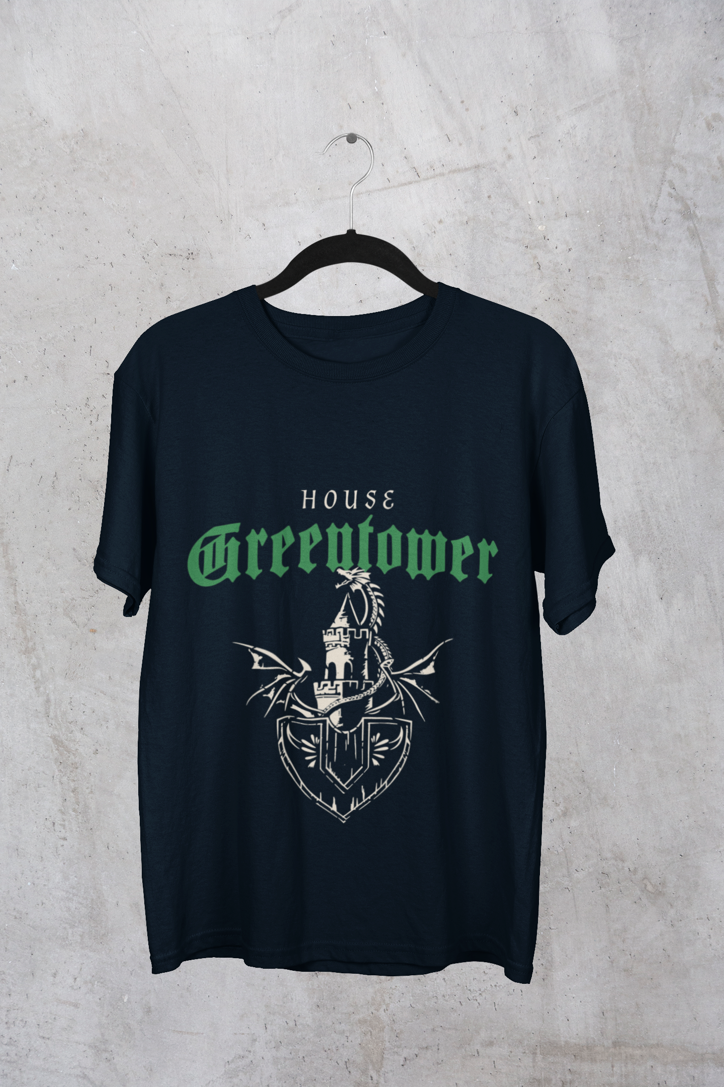 Greentower Oversized Classic T-Shirt Petrol Blue