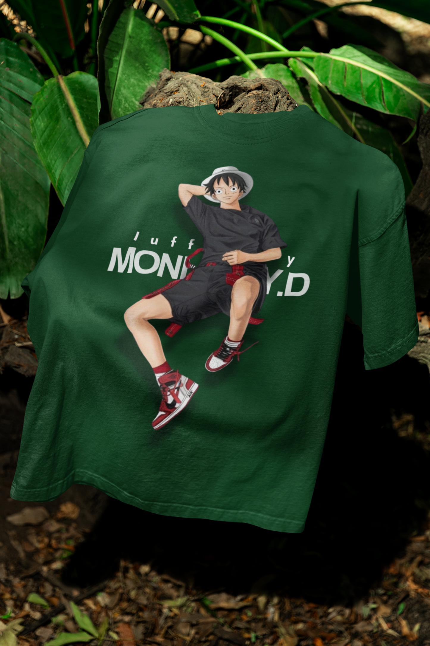 Luffy Classic T-Shirt Bottle Green