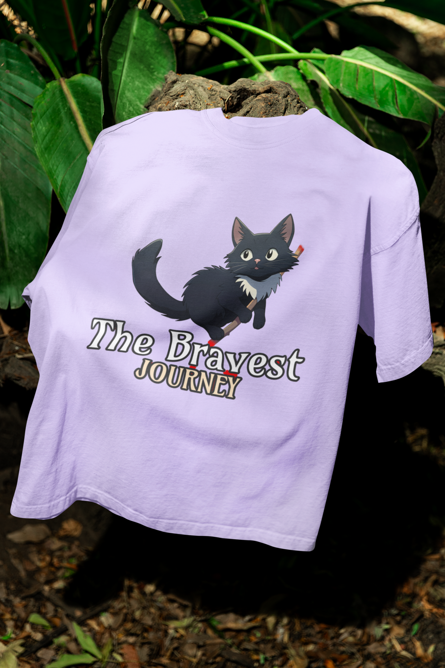 Bravest Oversized Classic T-Shirt Lavender