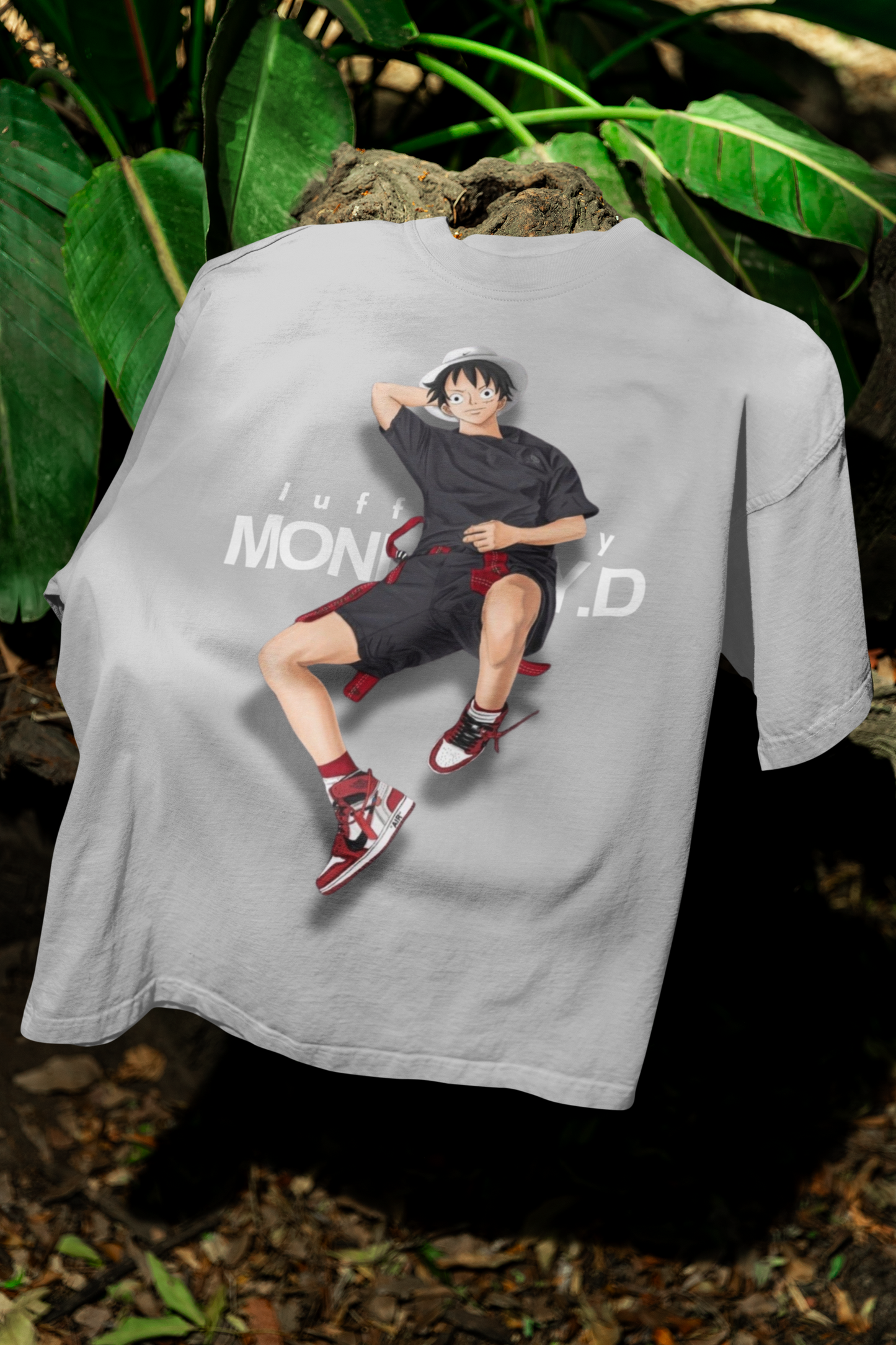 Luffy Classic T-Shirt Grey Melange