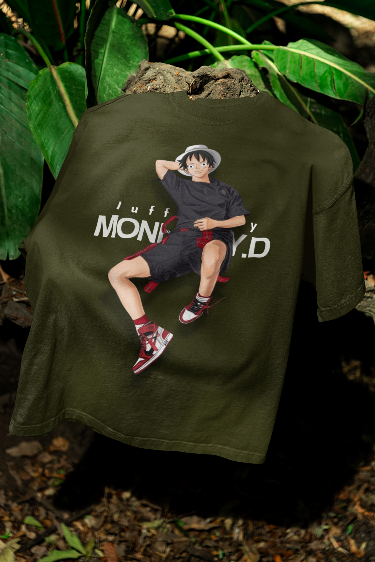 Luffy Classic T-Shirt Olive Green