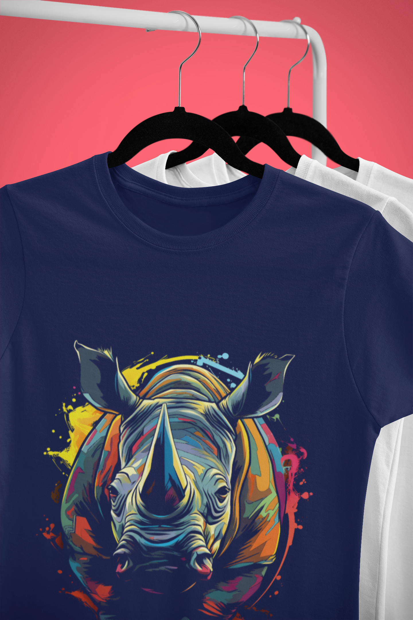 Rhino Classic Crew T-Shirt Royal Blue