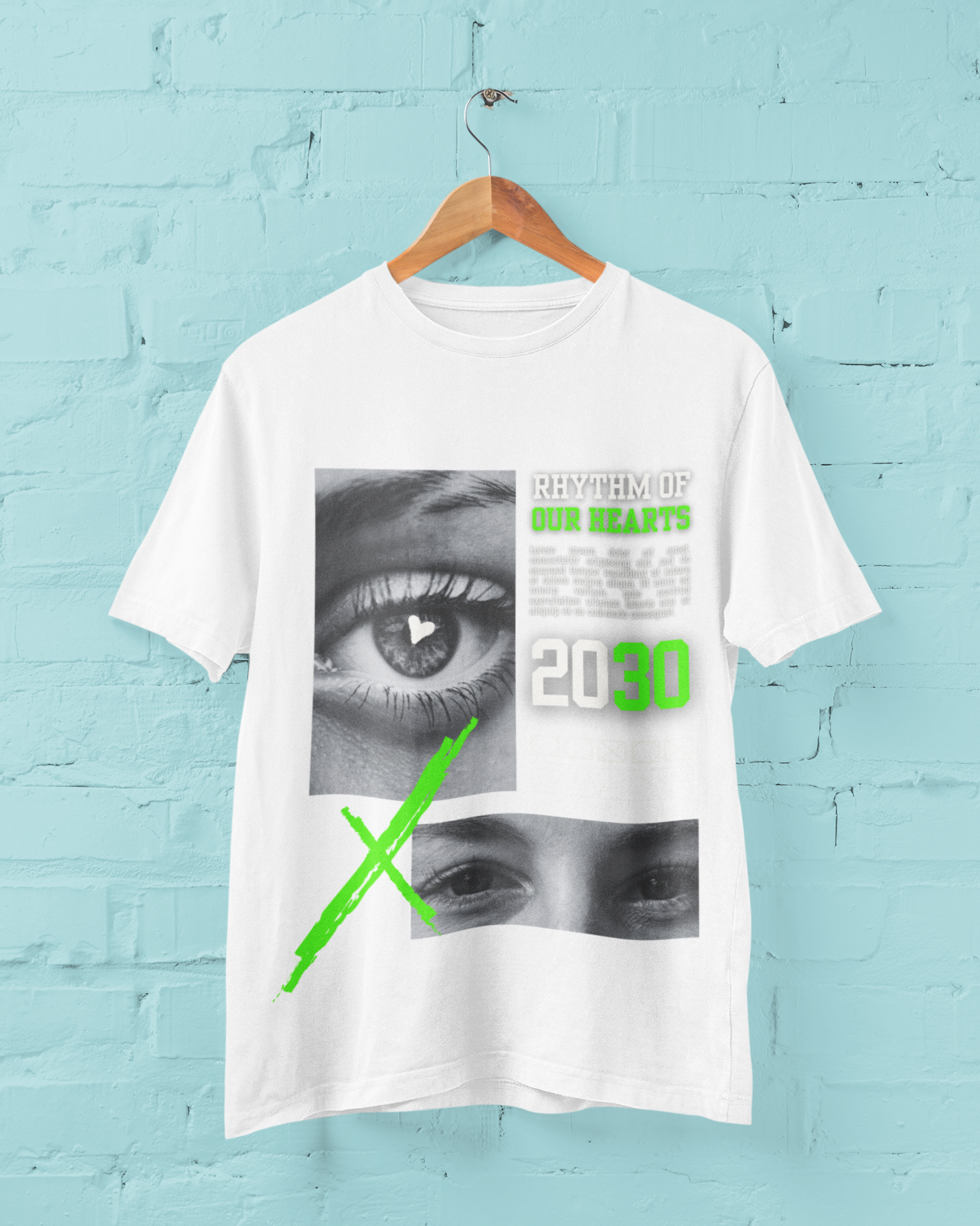 2030 Stretch T-shirt White