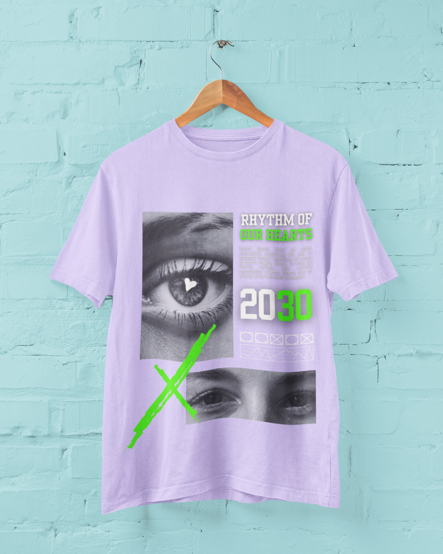 2030 Stretch T-shirt Lavender