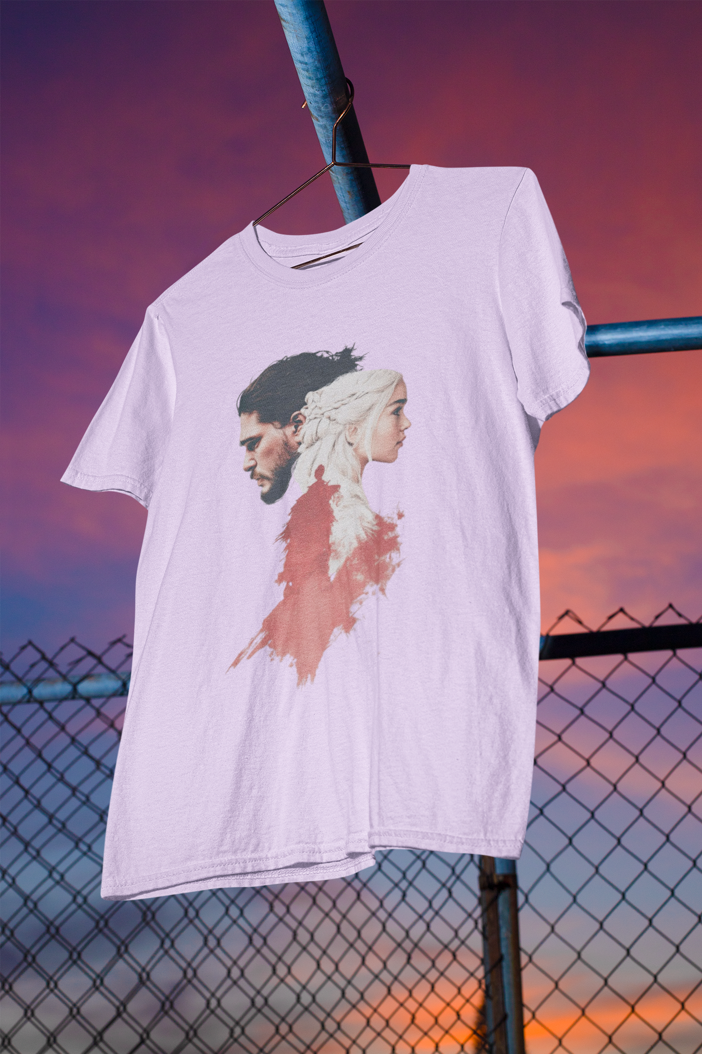 GOT Oversized Standard T-Shirt Light Baby Pink