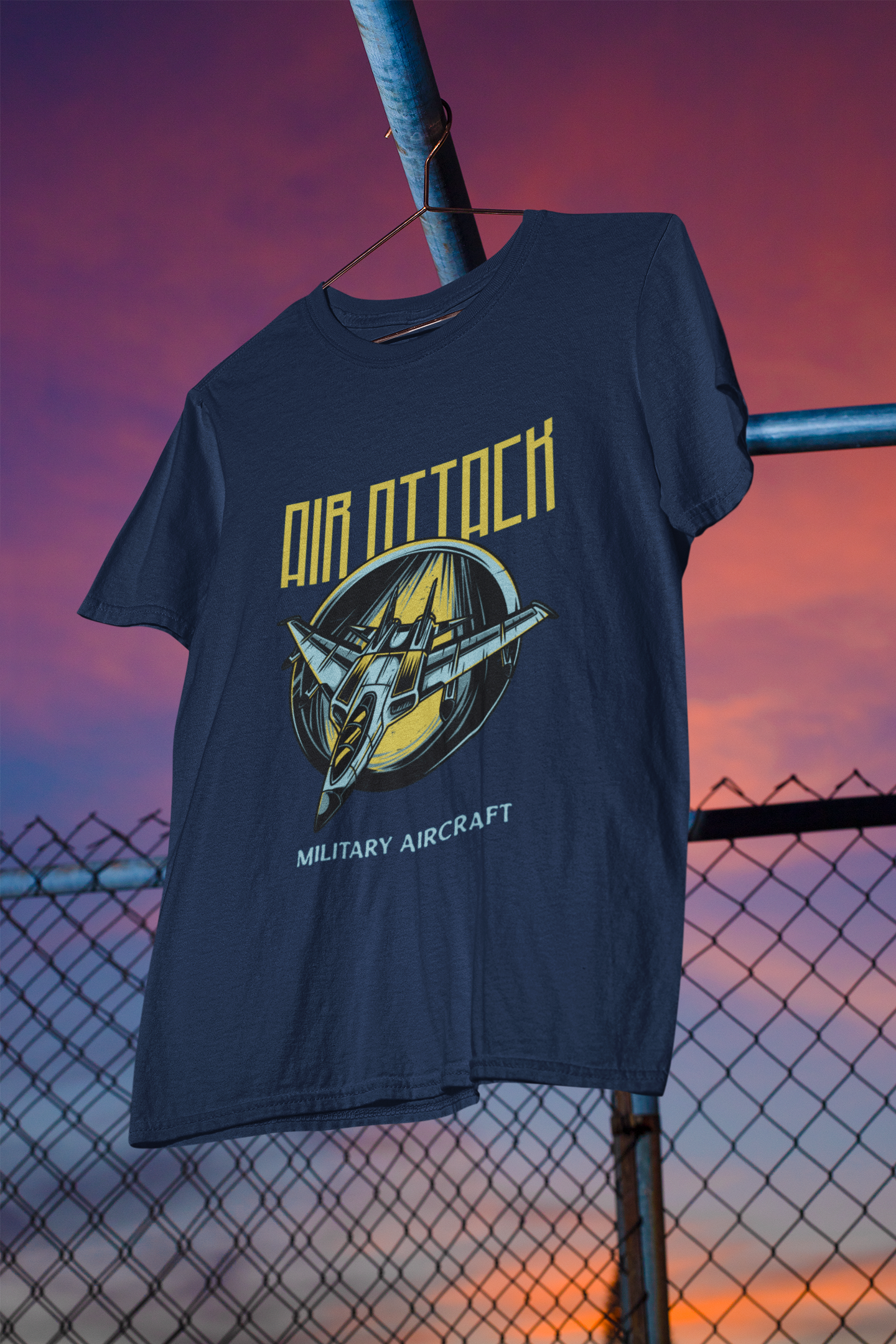 Air Attack Classic Crew T-Shirt Royal Blue