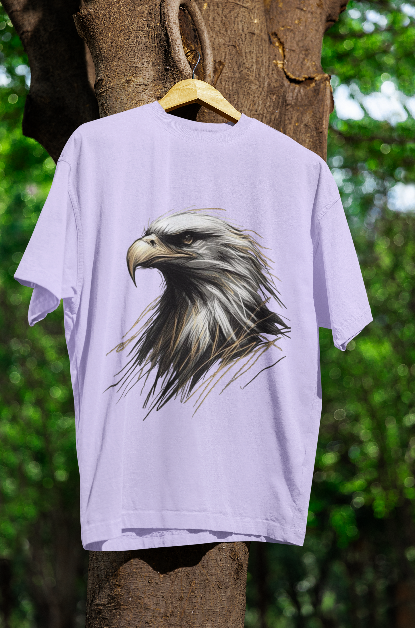 Eagle Oversized Tee Lavender