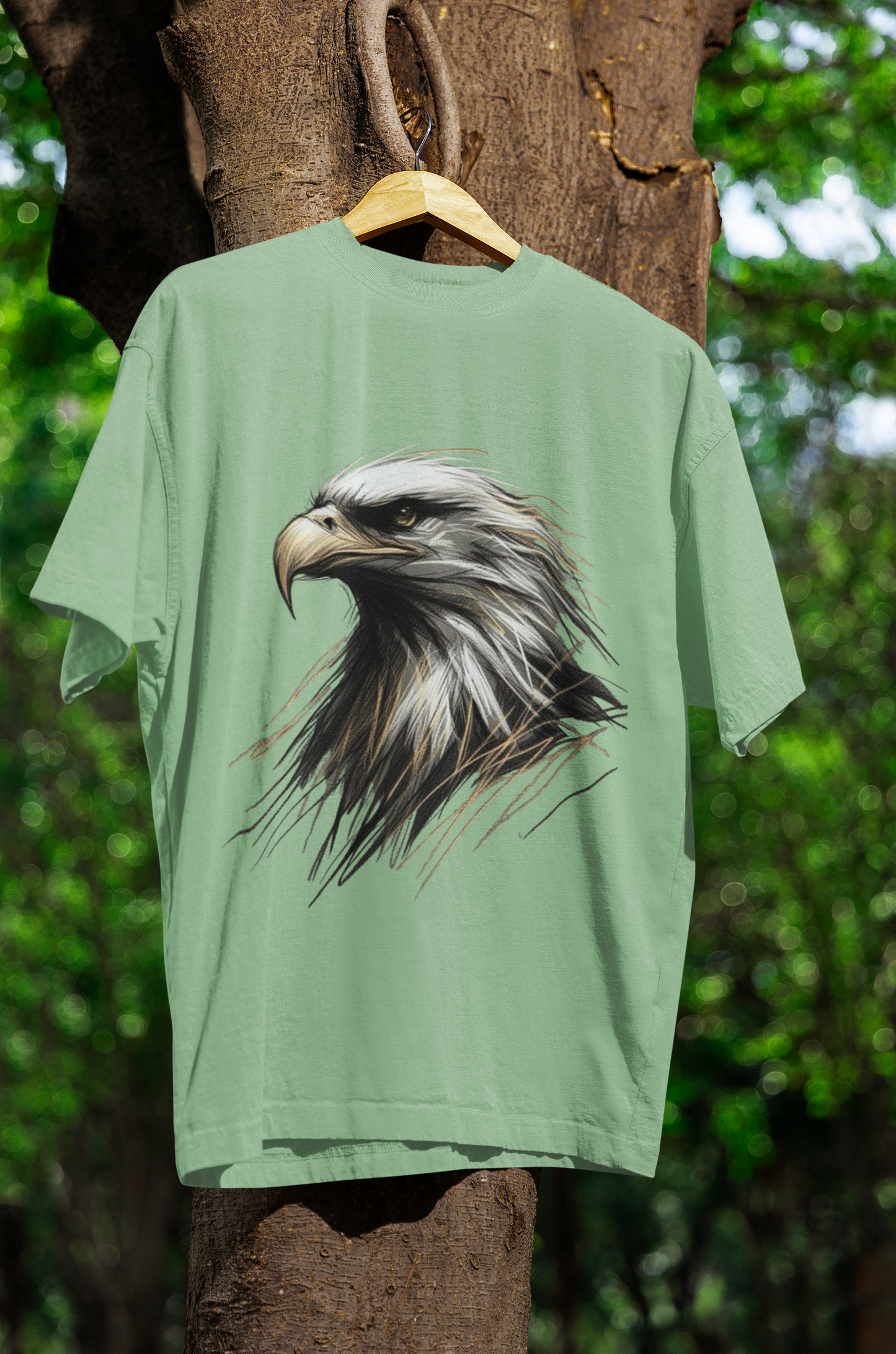 Eagle Oversized Tee Jade
