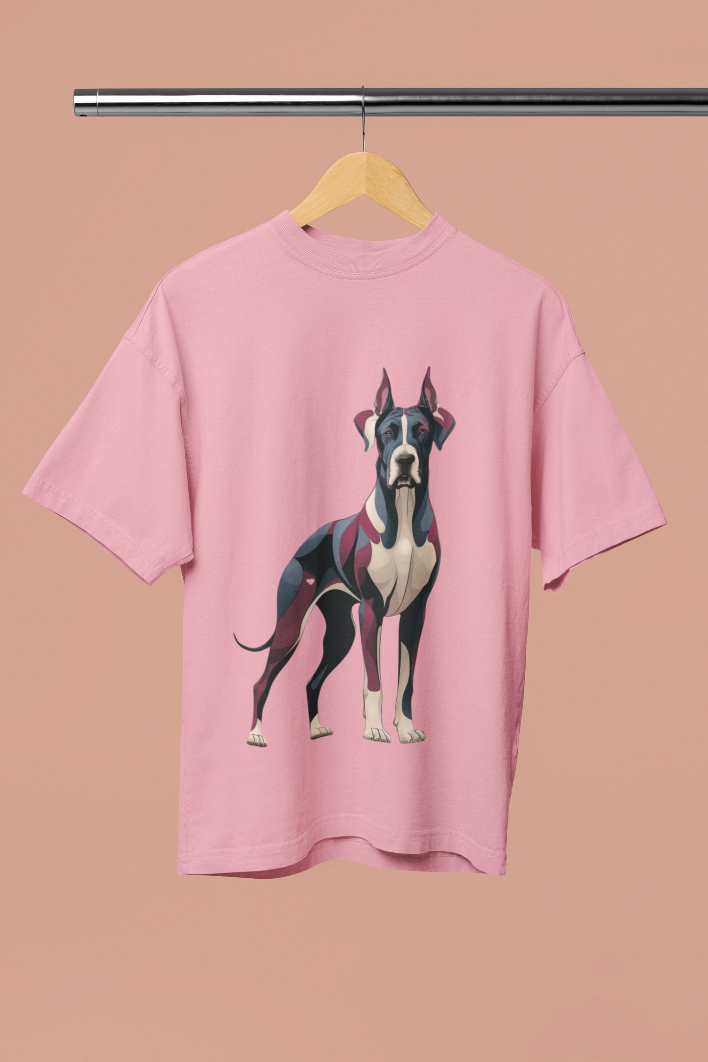 Dog Oversized Tee Flamingo