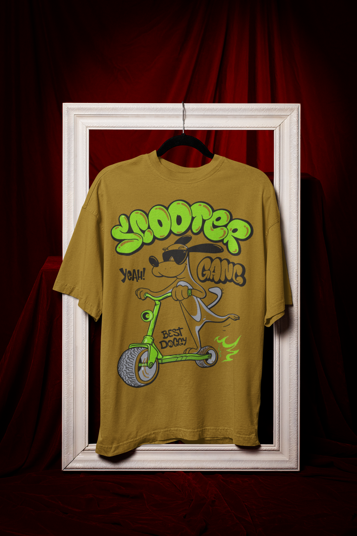 BASIC Oversized Classic T-Shirt Mustard Yellow