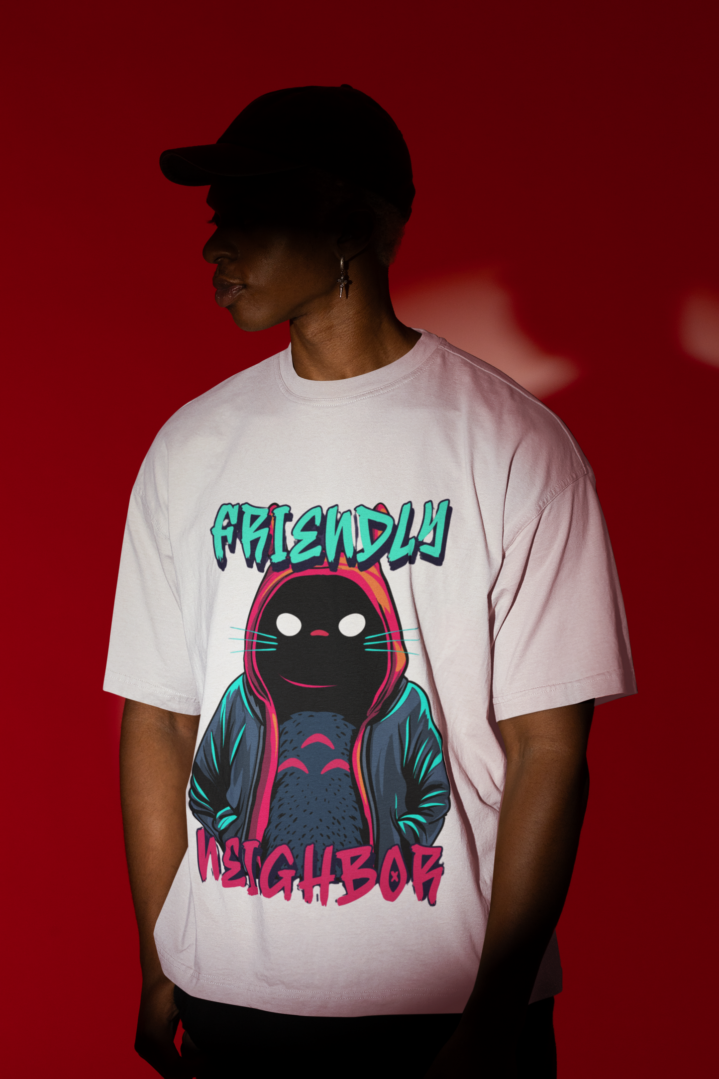 Friengly Oversized Classic T-Shirt White
