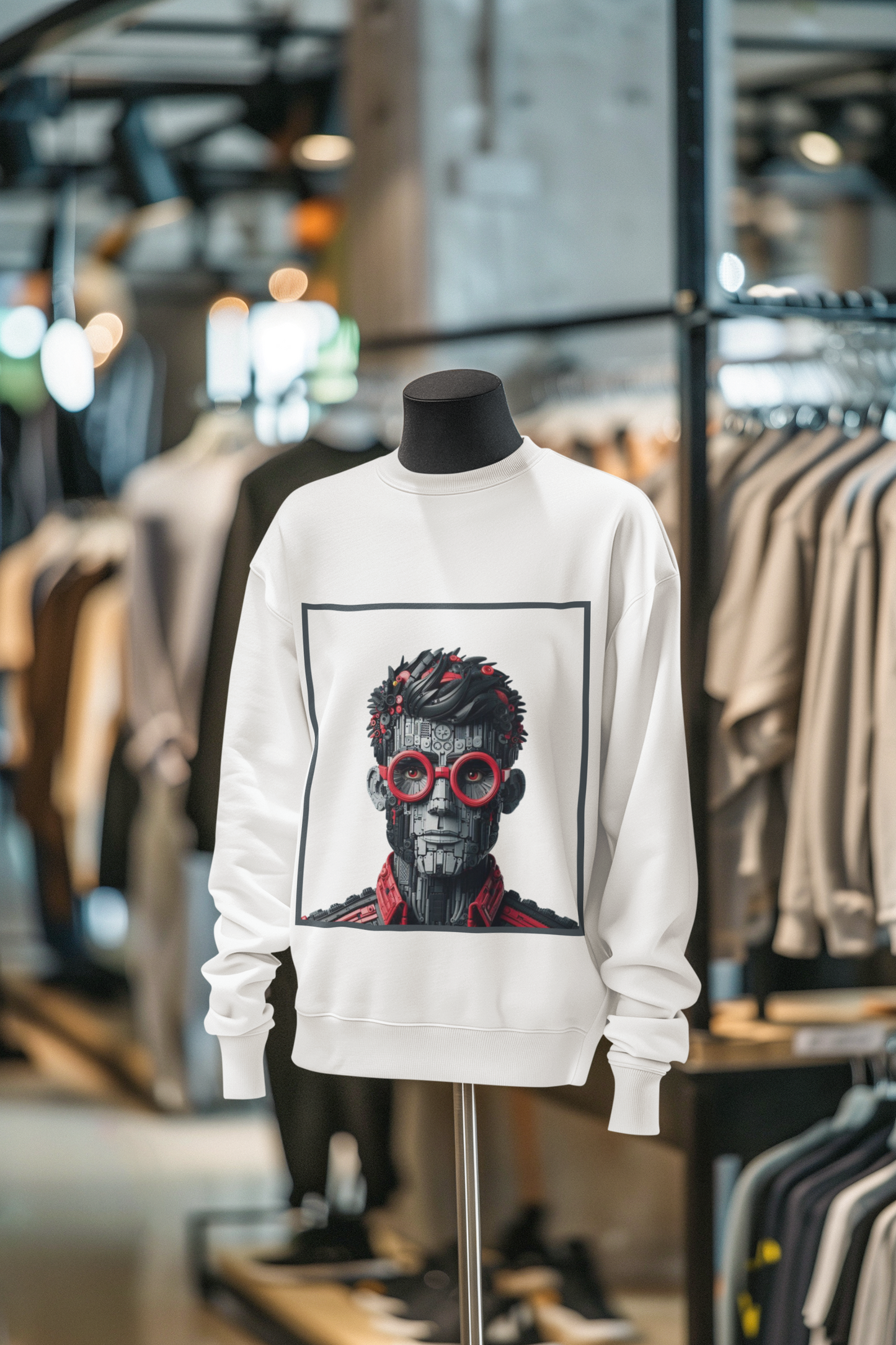 ROBO MEN Sweatshirt White
