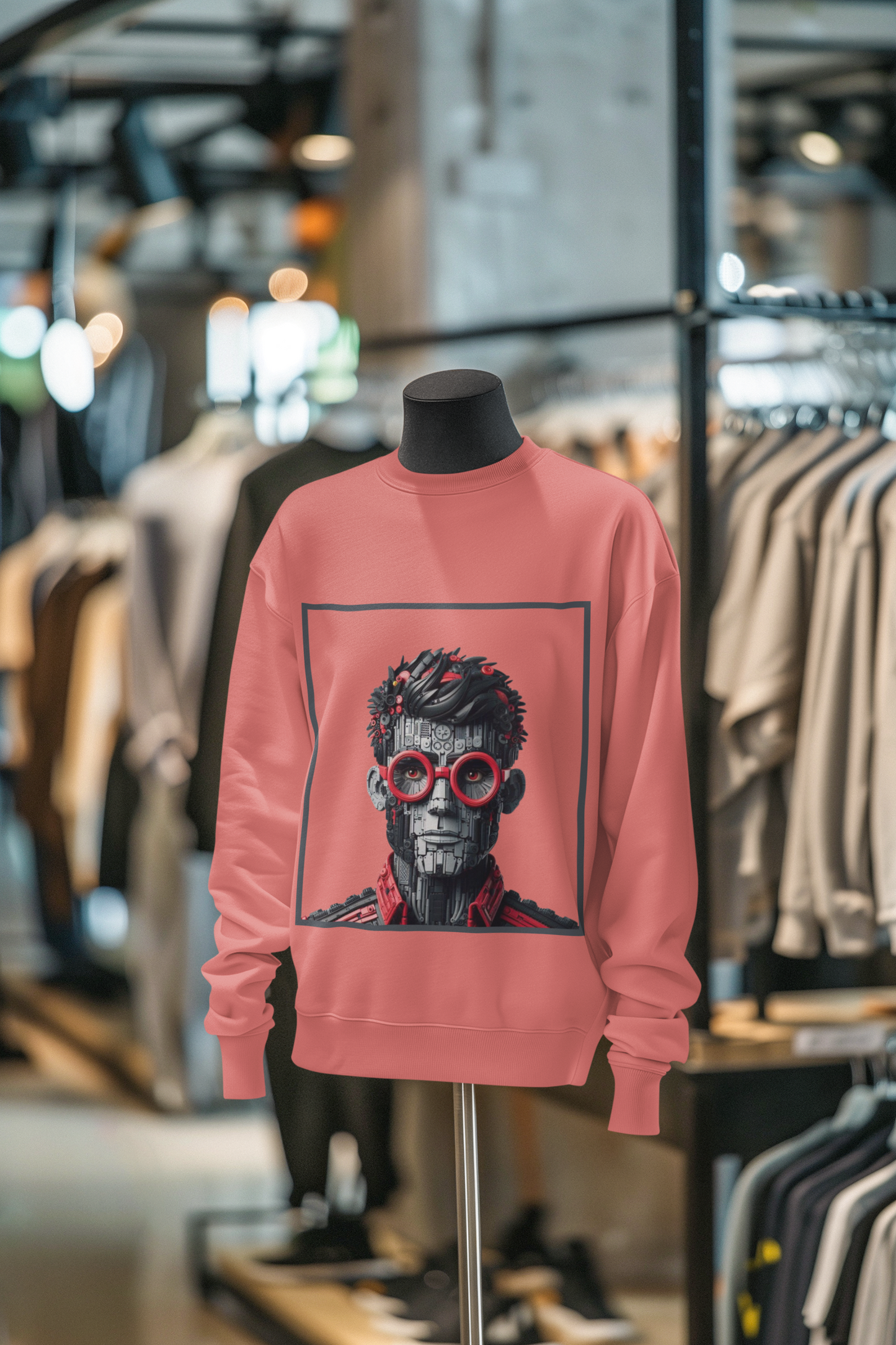 ROBO MEN Sweatshirt Coral