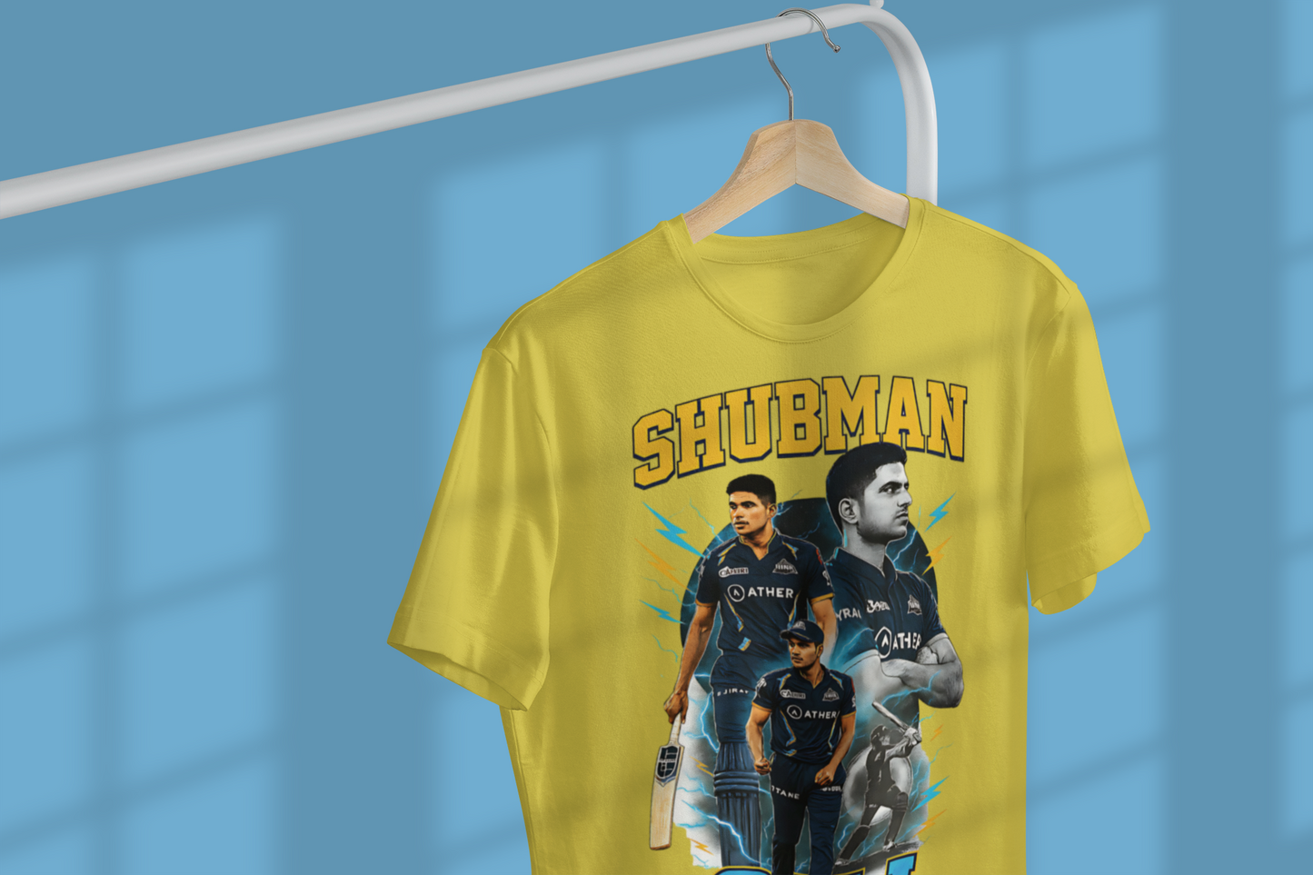 Shubman Classic Crew T-Shirt New Yellow