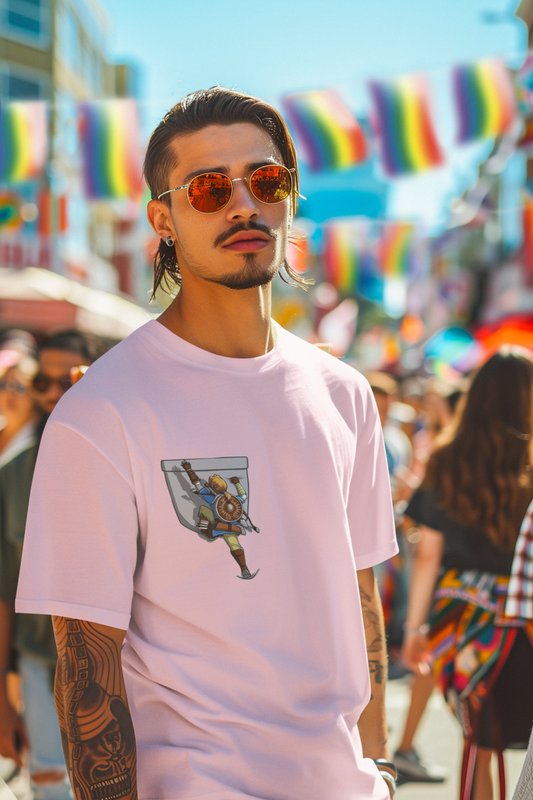Pocket Classic Crew T-Shirt Light Baby Pink