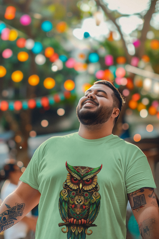 Owl Classic Crew T-Shirt Jade