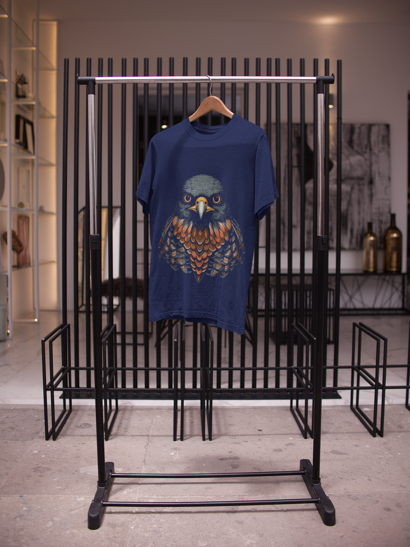 Bird Classic Crew T-Shirt Royal Blue